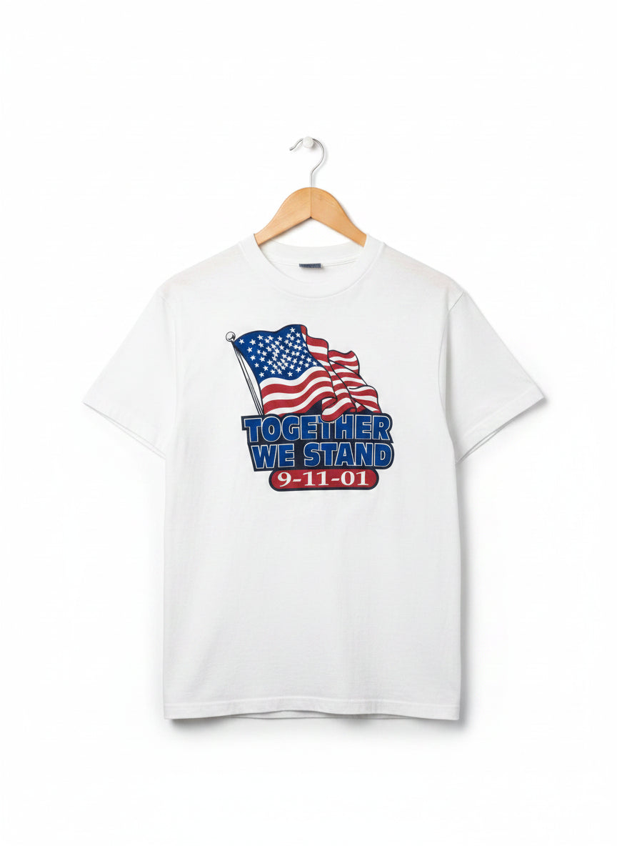 Vintage 9/11 "Together We Stand" Memorial Tee