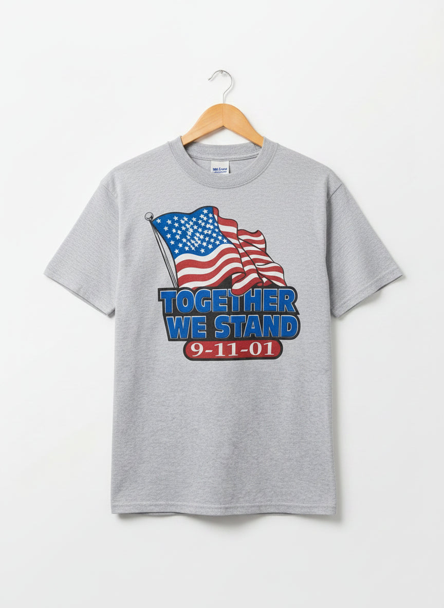 Vintage 9/11 "Together We Stand" Memorial Tee