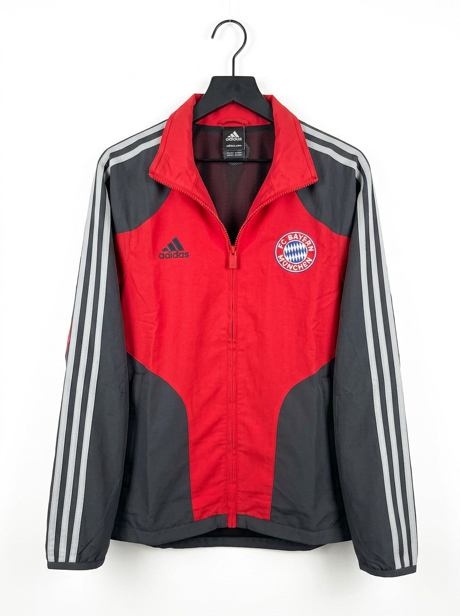 Vintage Adidas FC Bayern München Full Tracksuit Red Black Football Soccer