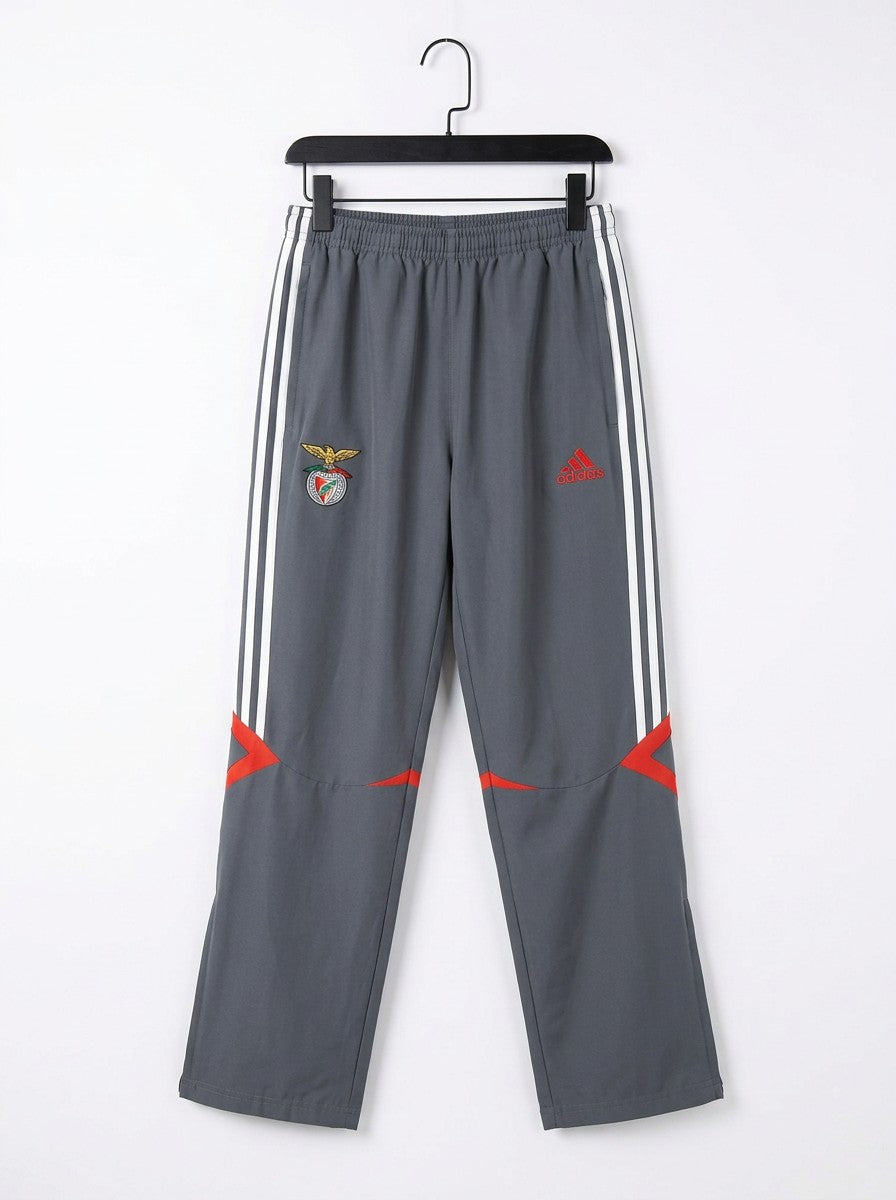 Vintage Adidas x SL Benfica Full Tracksuit Red Grey Football Soccer