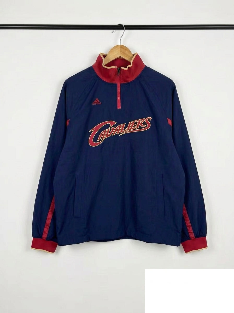 Vintage Adidas Cleveland Cavaliers 1/4 Zip Pullover Jacket NBA