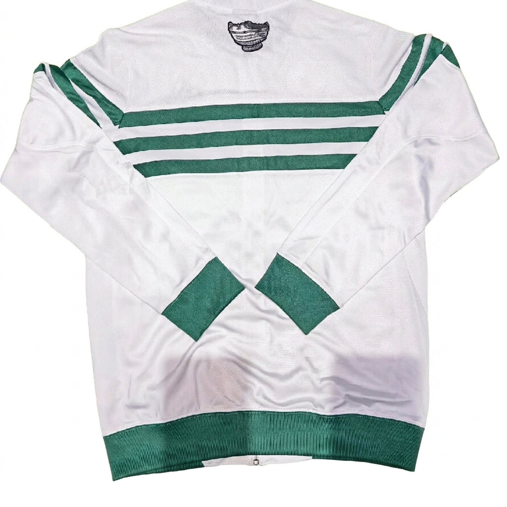 Vintage Adidas Boston Celtics Full Zip Track Jacket White/Green NBA