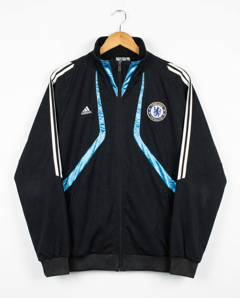 Vintage Adidas Chelsea FC Track Jacket – Black/Blue