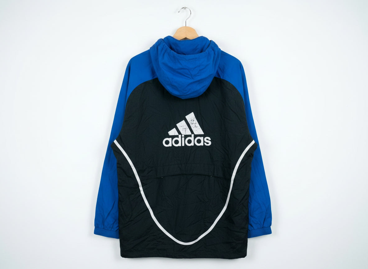 Vintage Chelsea FC Adidas Windbreaker Jacket 2008/09 (Size L)