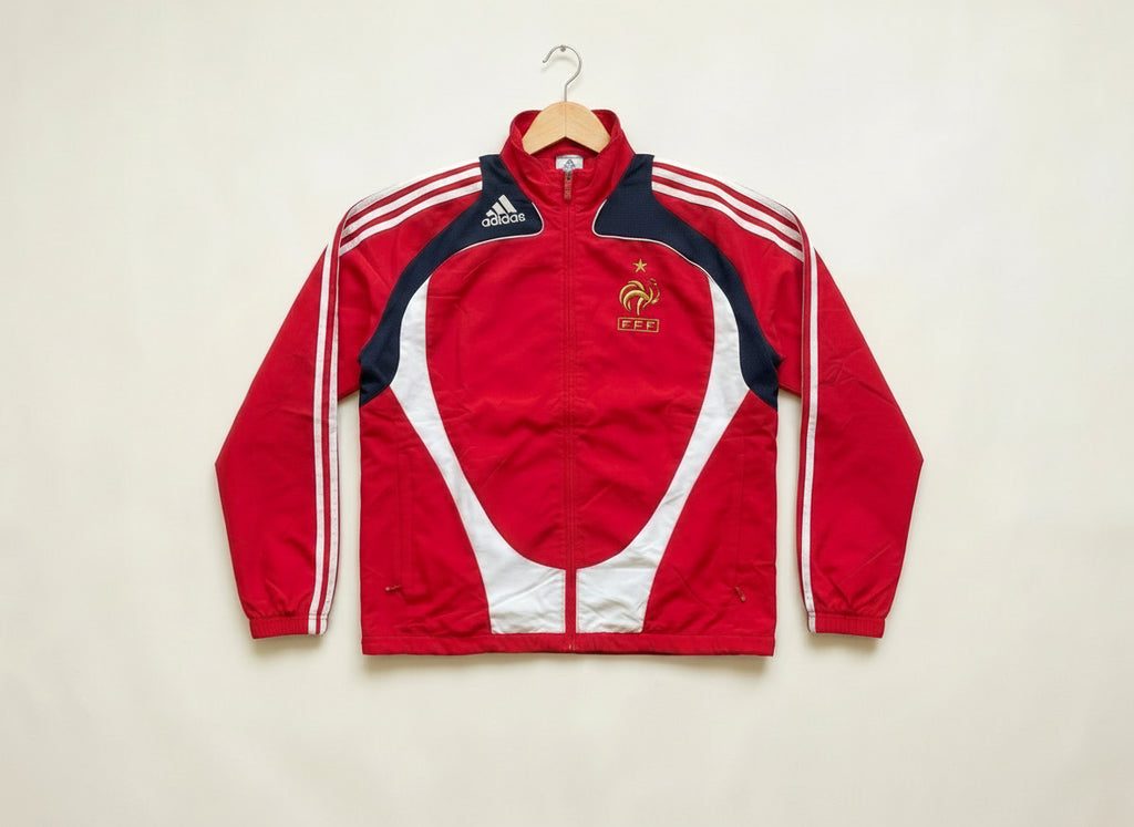 Vintage Adidas France FFF 2004–06 Full Tracksuit Set