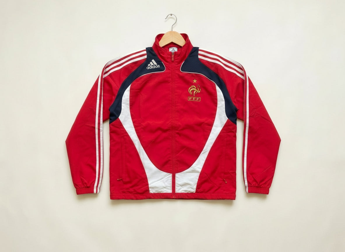 Vintage Adidas France FFF 2004–06 Full Tracksuit Set