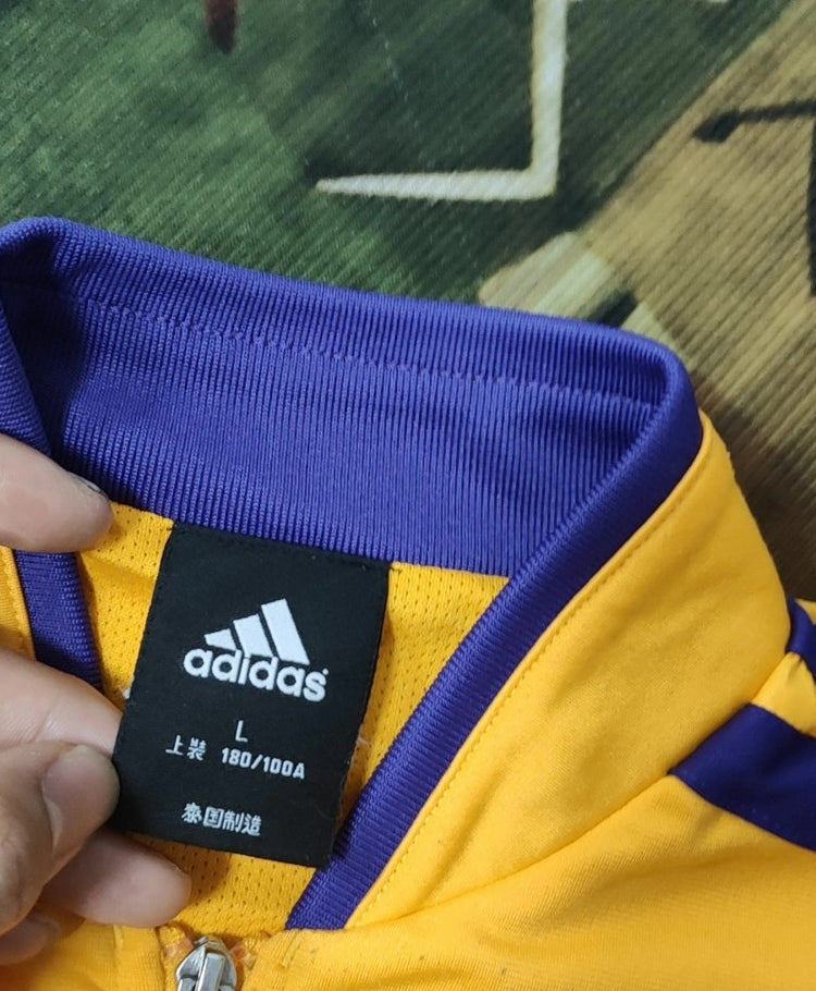 Circa 2012 Adidas Kobe Bryant #24 LA Lakers Track Jacket Yellow