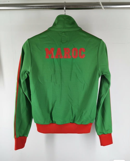 2004 Adidas Originals Morocco Track Jacket Green Red