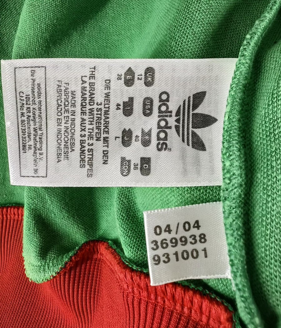 2004 Adidas Originals Morocco Track Jacket Green Red