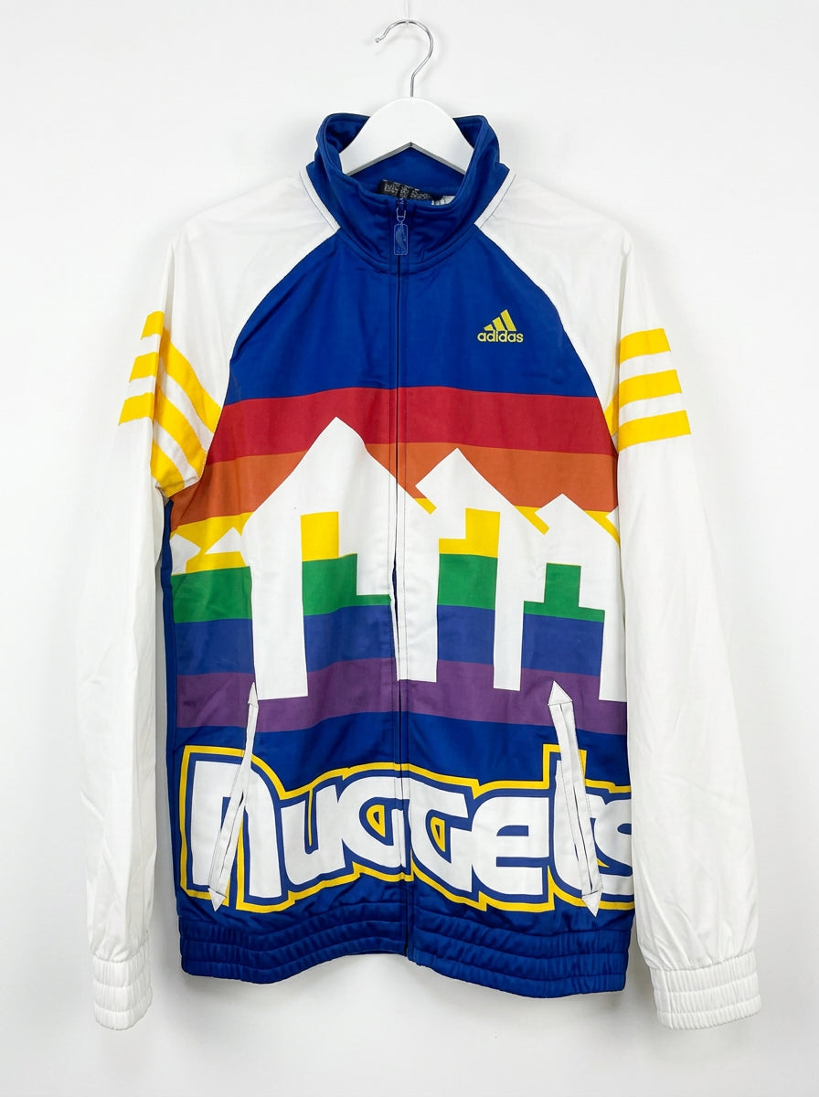 Adidas Denver Nuggets NBA Graphic Track Jacket Blue White