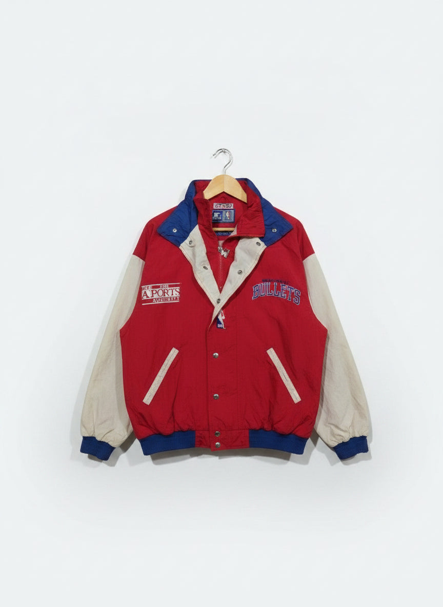 Vintage Washington Bullets Starter Pullover Jacket