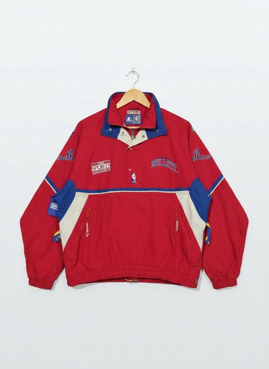 Vintage Washington Bullets Starter Pullover Jacket