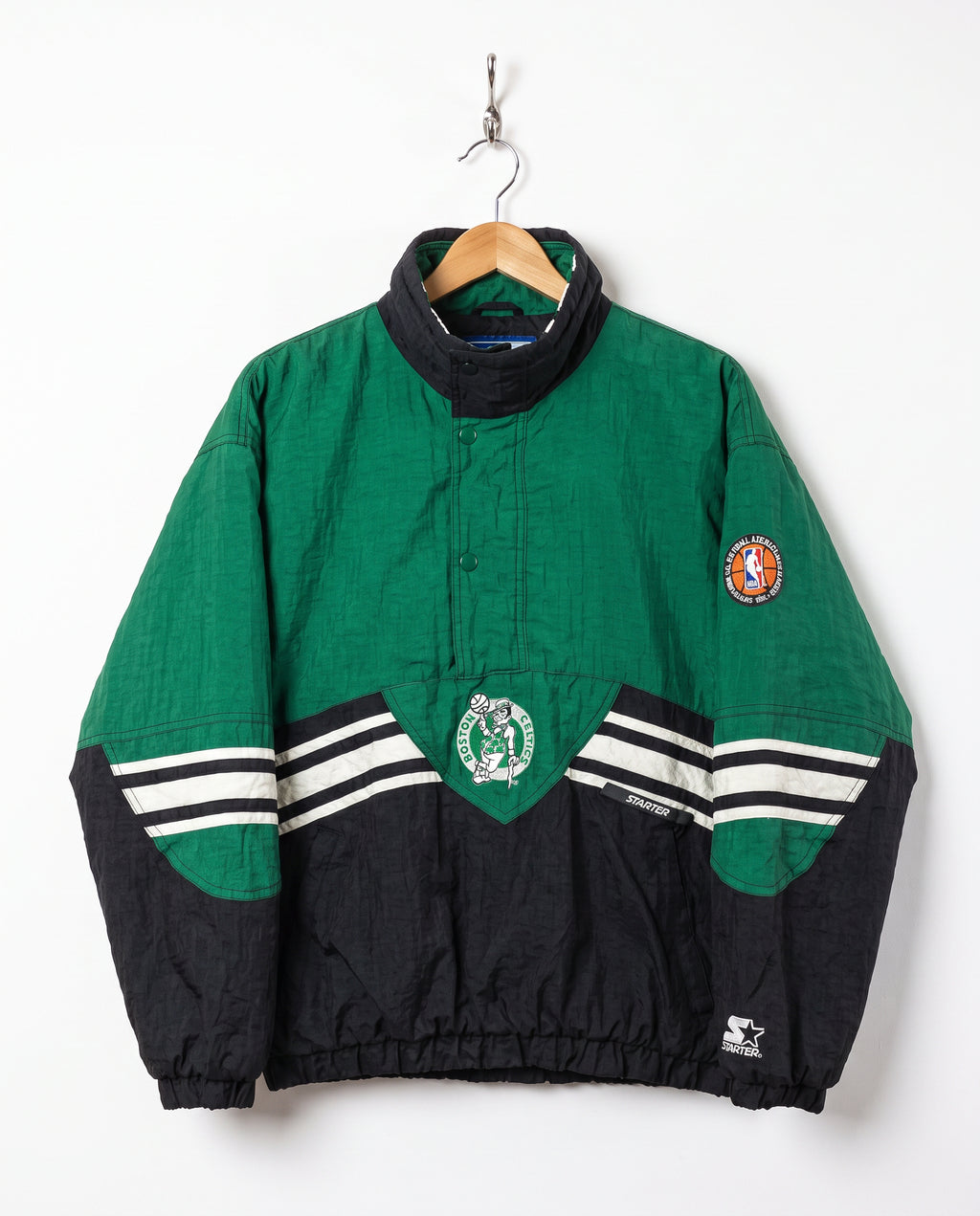 Vintage 90s Starter Boston Celtics NBA Pullover Jacket