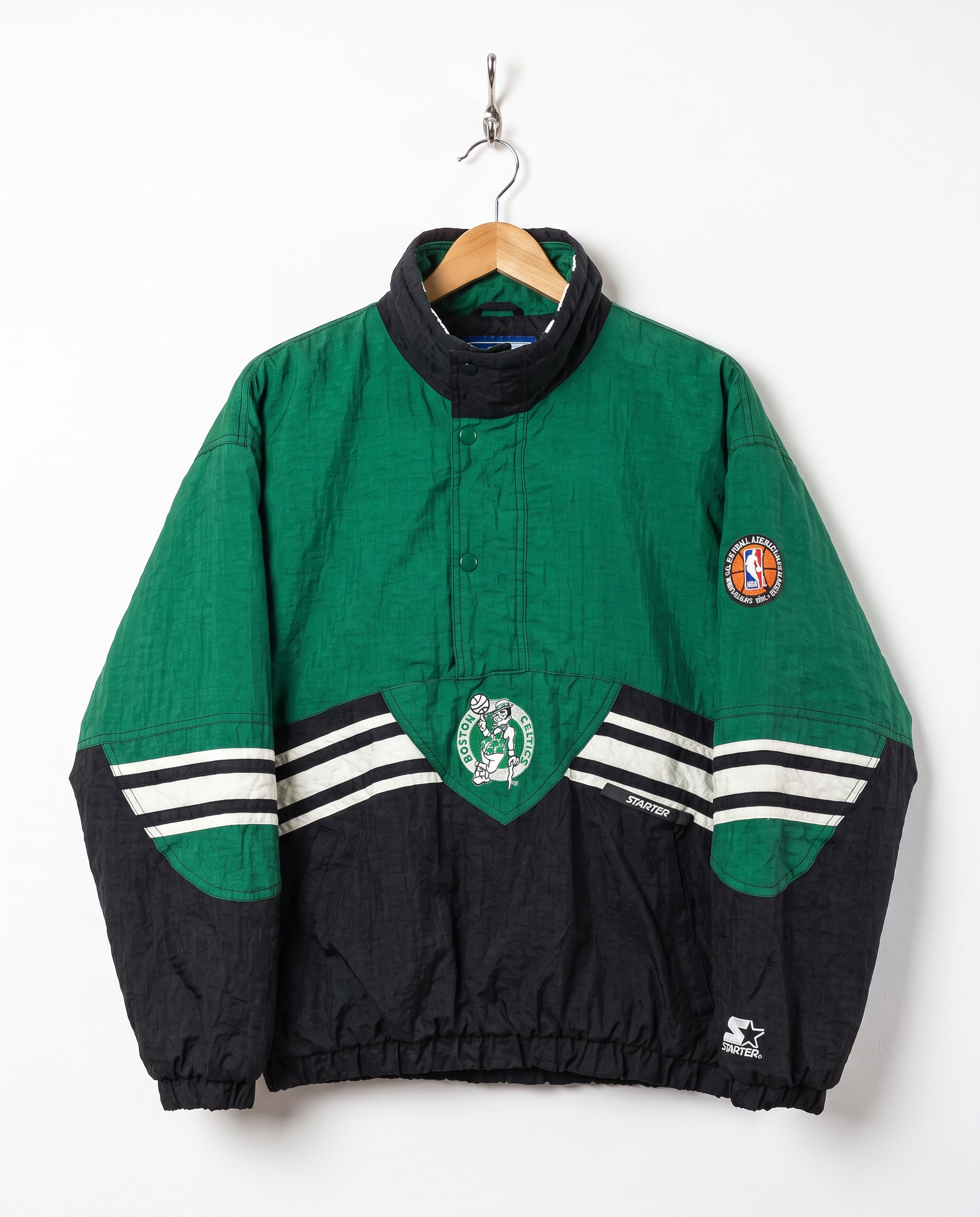 Vintage 90s Starter Boston Celtics NBA Pullover Jacket