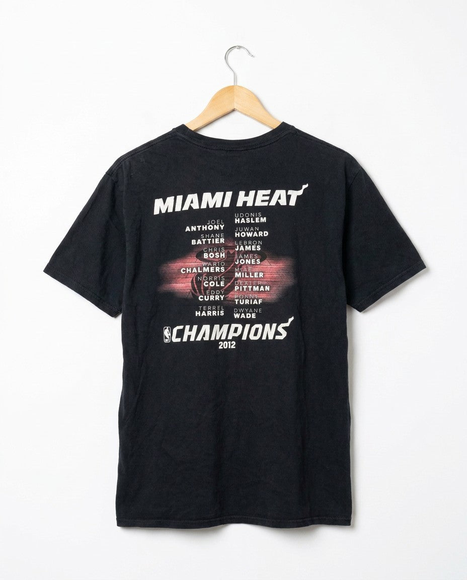 Vintage Adidas Miami Heat 2012 NBA Champions T-Shirt