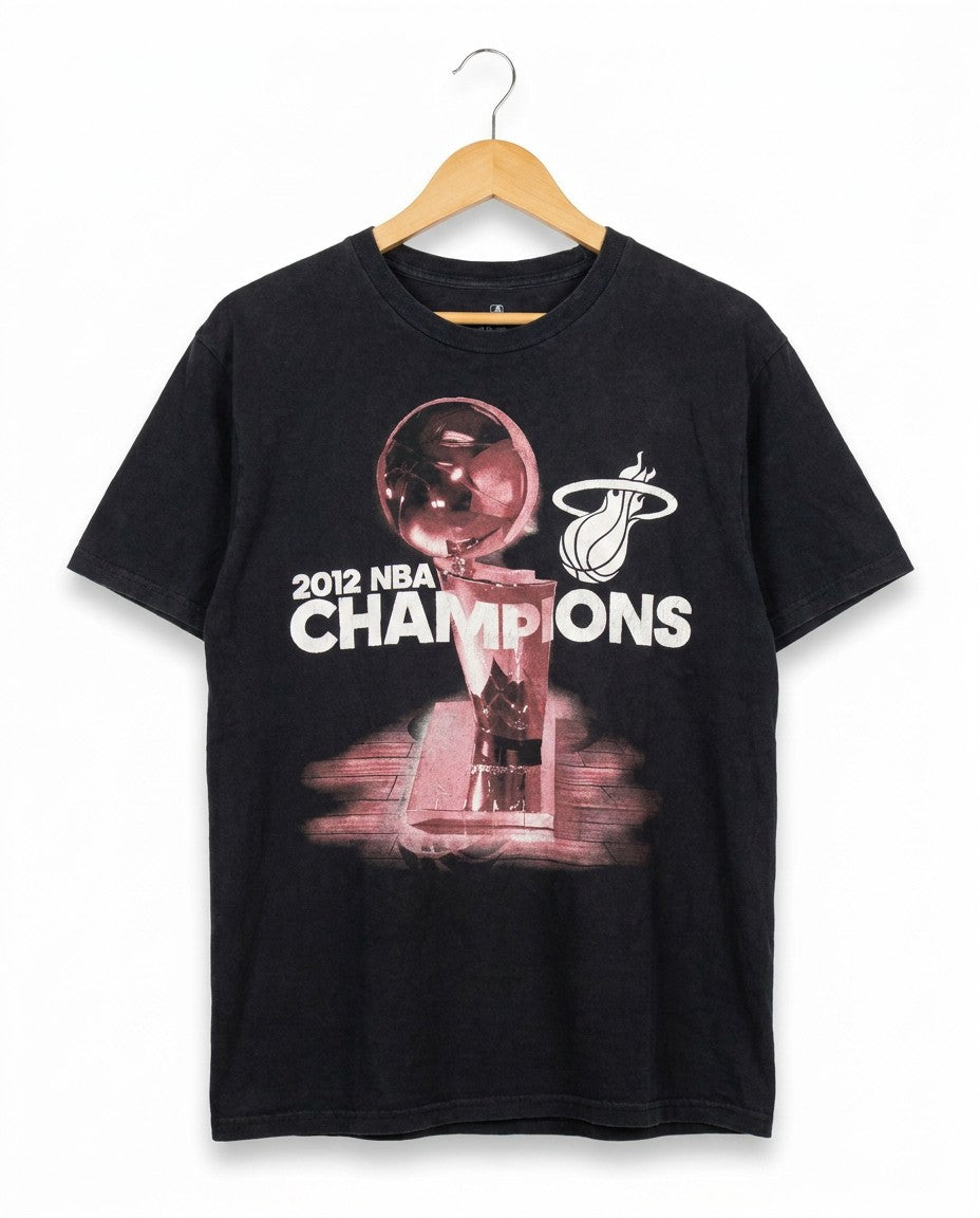 Vintage Adidas Miami Heat 2012 NBA Champions T-Shirt
