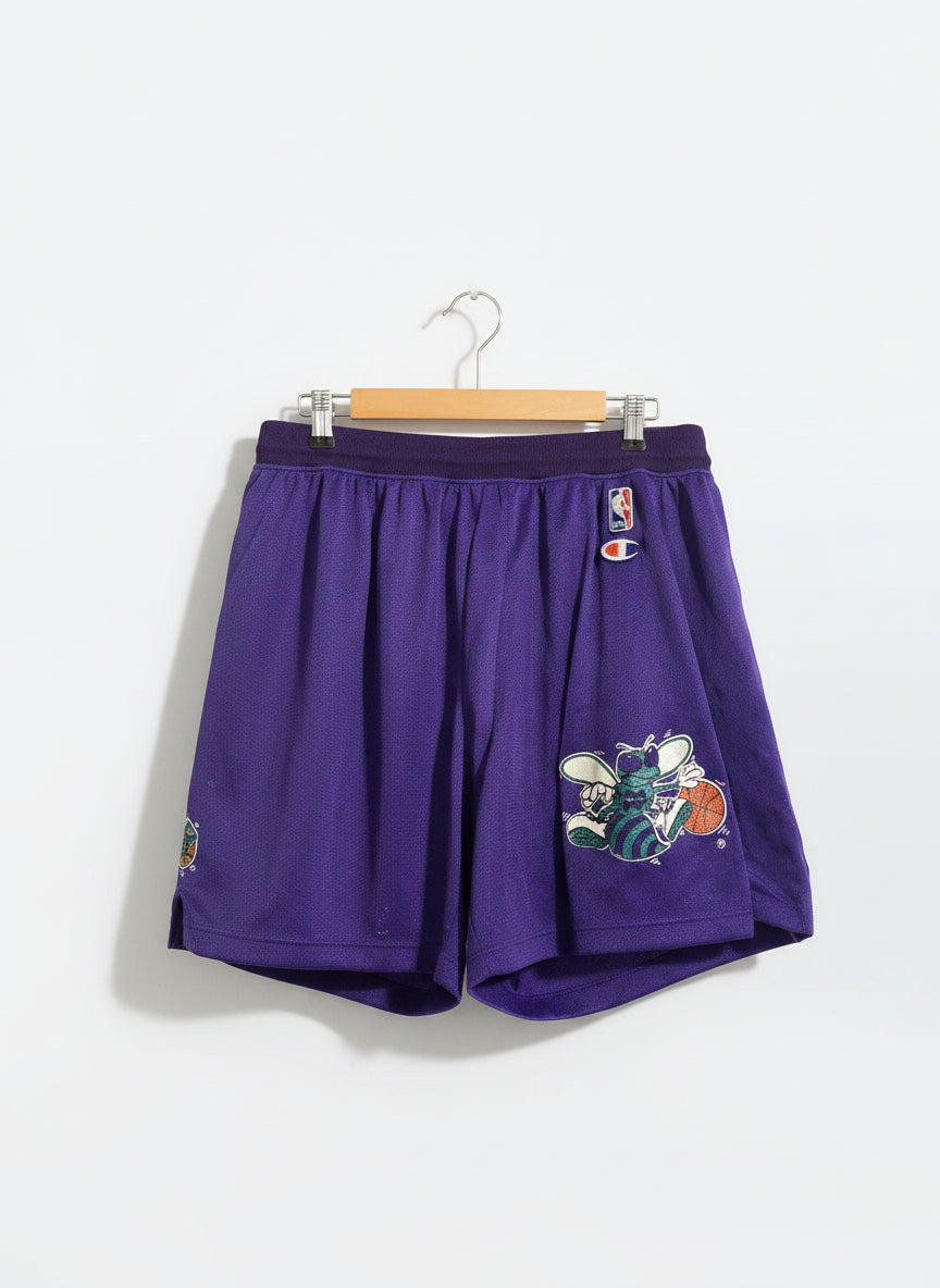 Vintage Charlotte Hornets Champion NBA Shorts