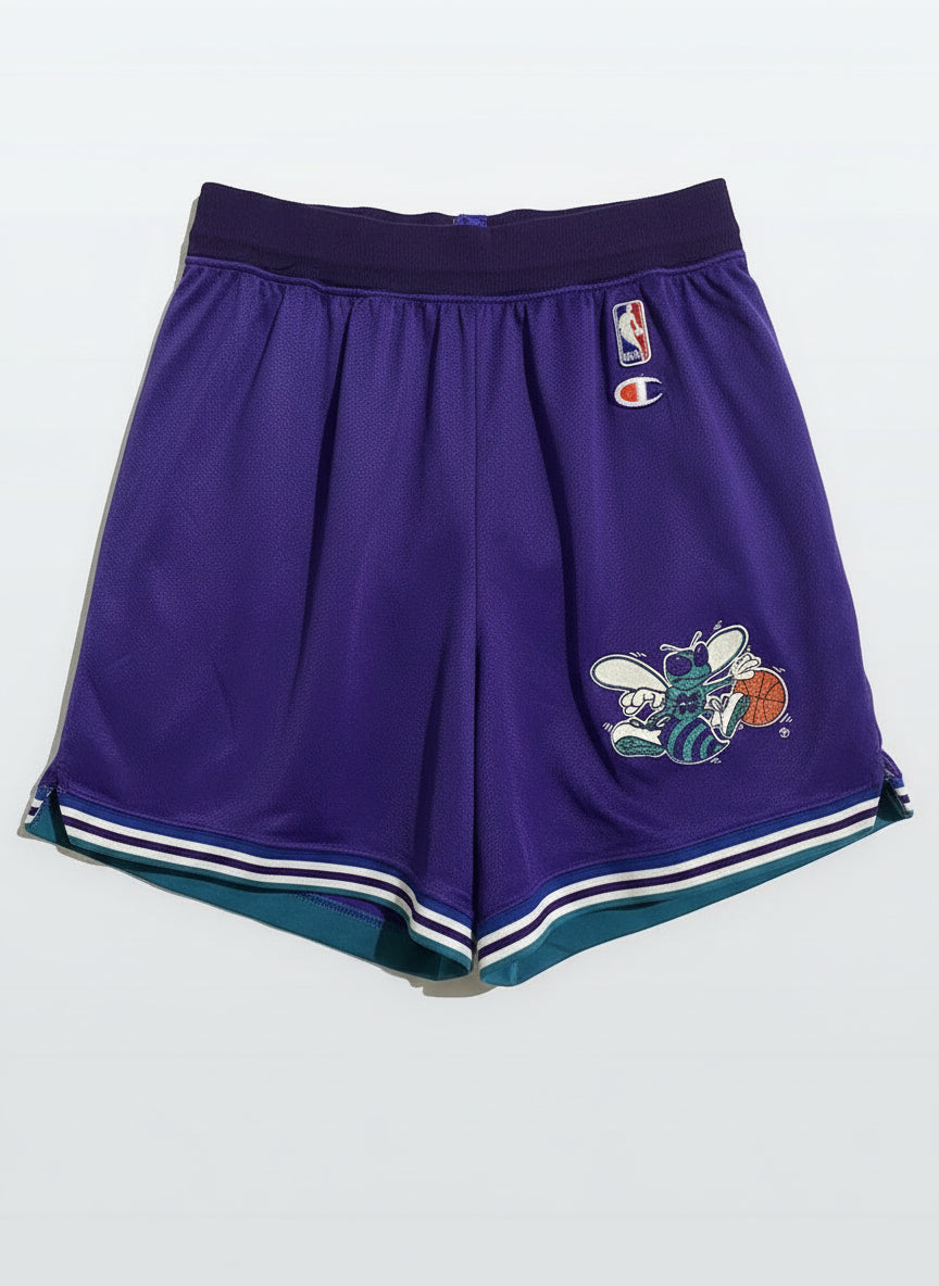 Vintage Charlotte Hornets Champion NBA Shorts