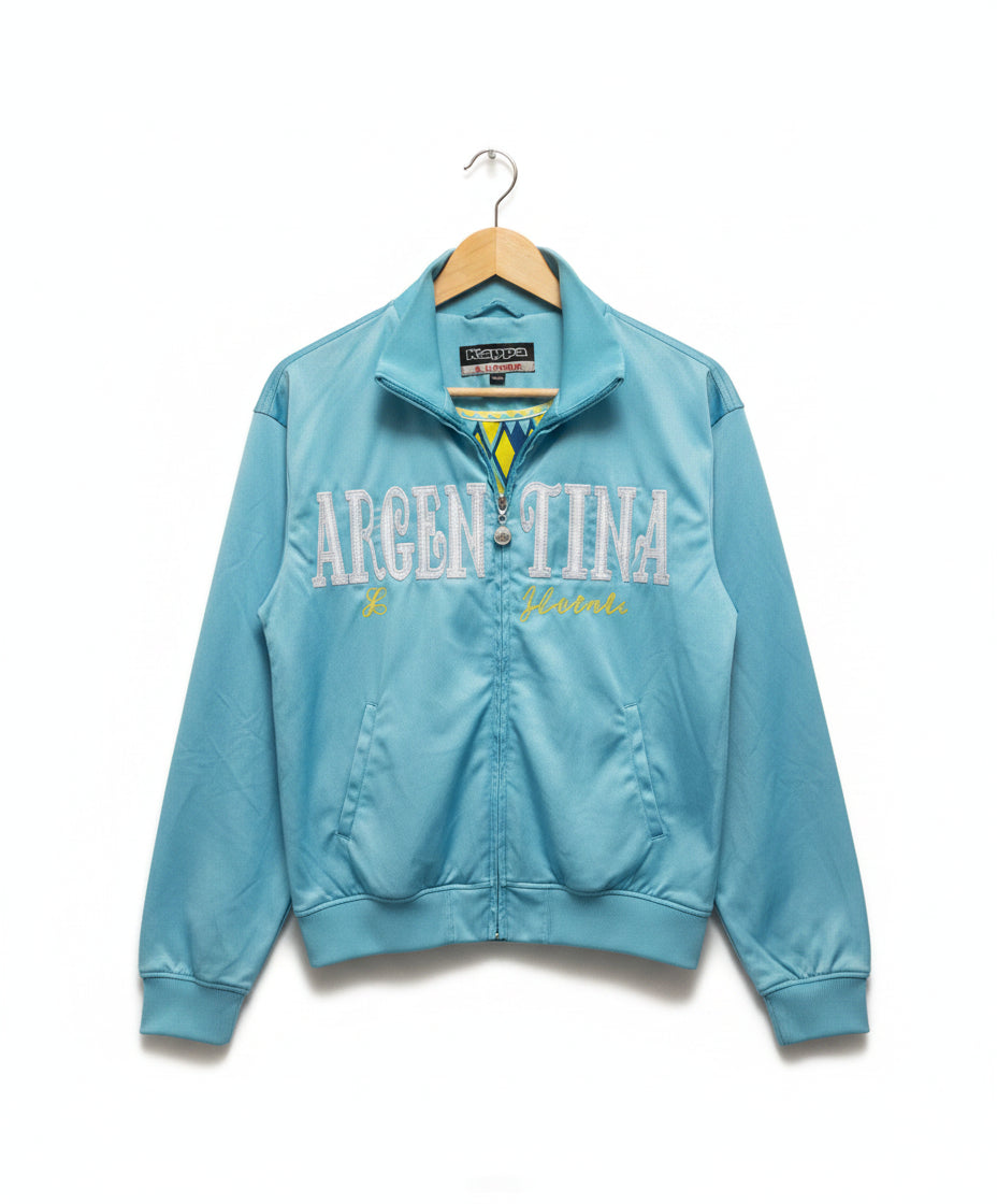 Vintage Kappa Argentina Satin Track Jacket Y2K