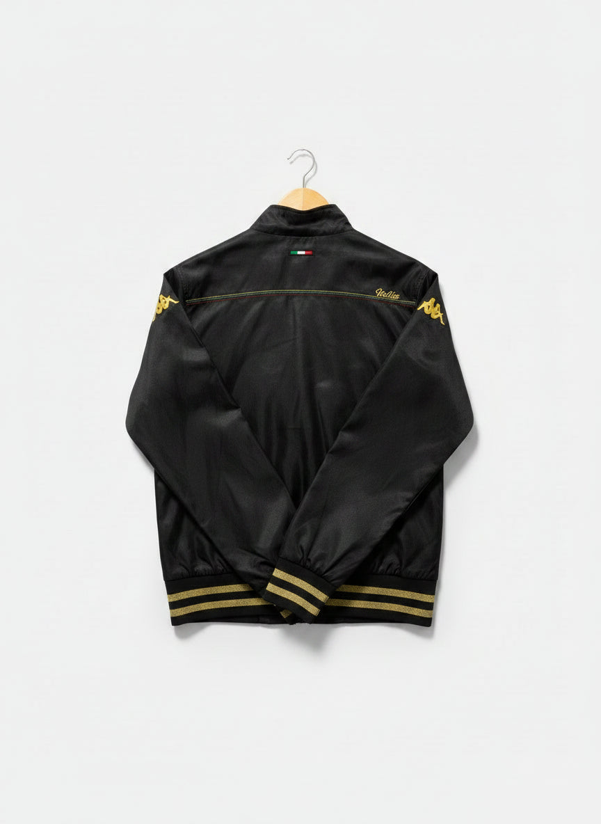 Vintage Kappa Italia Gold Embroidered Track Jacket Y2K