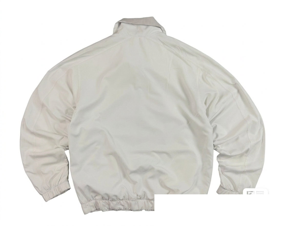 Vintage Lacoste Sport Lightweight Jacket Cream Full Zip