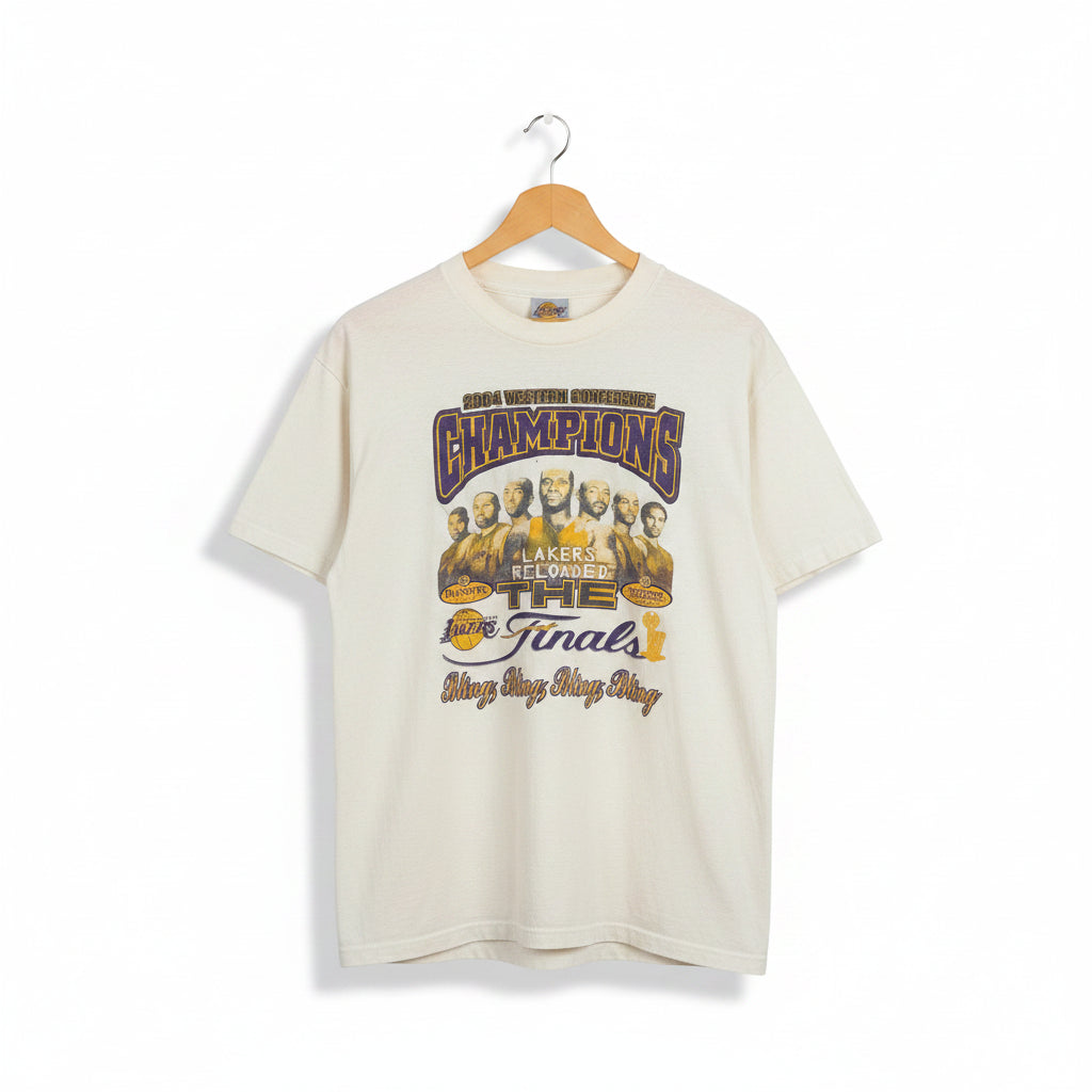 Vintage 2004 Los Angeles Lakers Western Conference Champions Tee