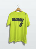 LeBron James Miami Heat #6 Neon Graphic T-Shirt