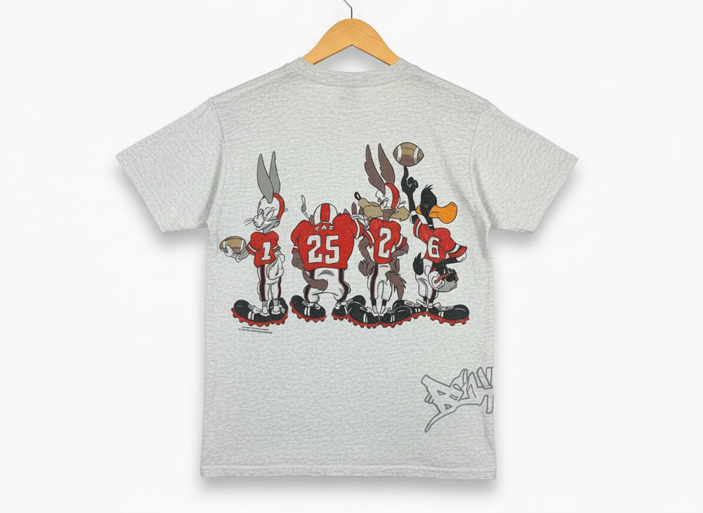 Vintage Looney Tunes Football Tee (Made in USA)