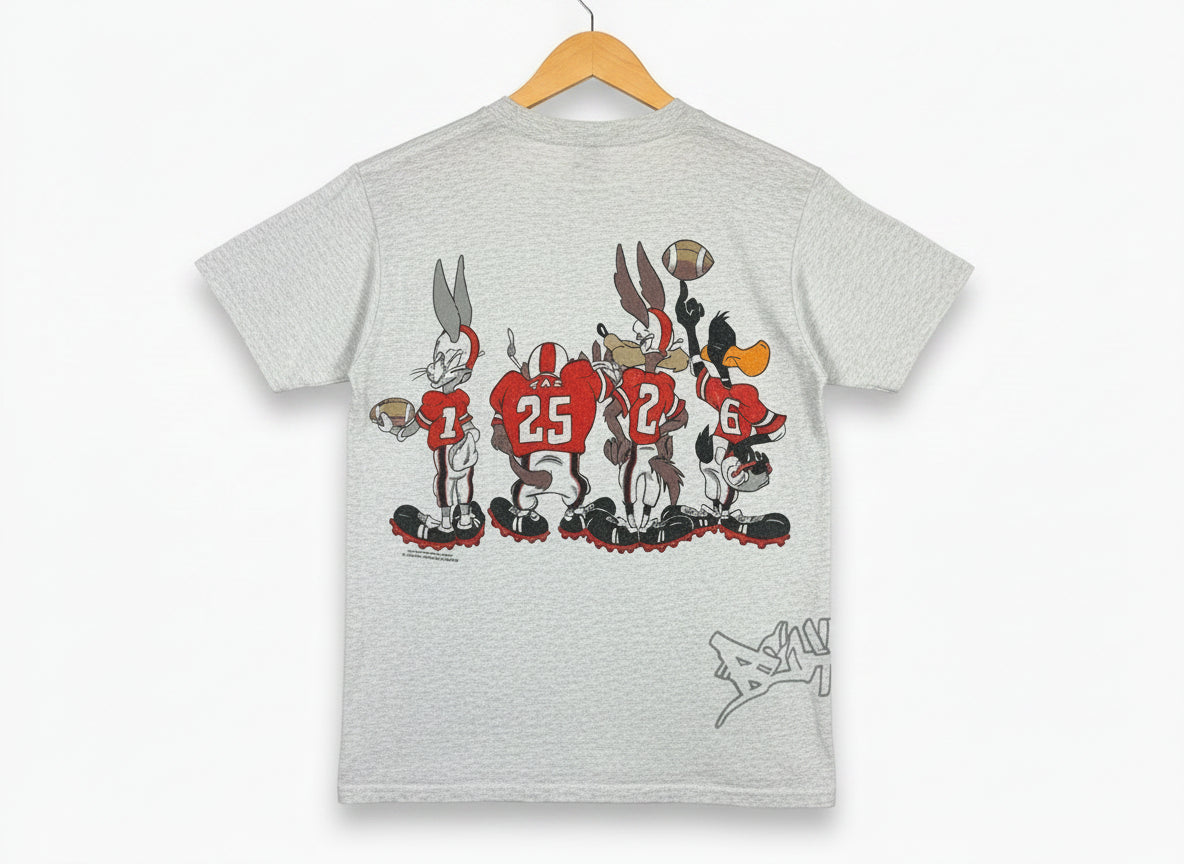 Vintage Looney Tunes Football Tee (Made in USA)