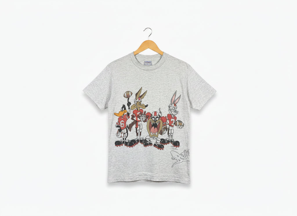 Vintage Looney Tunes Football Tee (Made in USA)