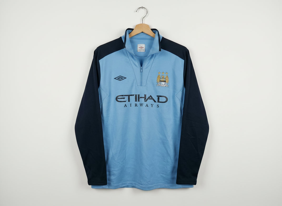 Manchester City Umbro Training Drill Top (2011-2012) (Size XL)