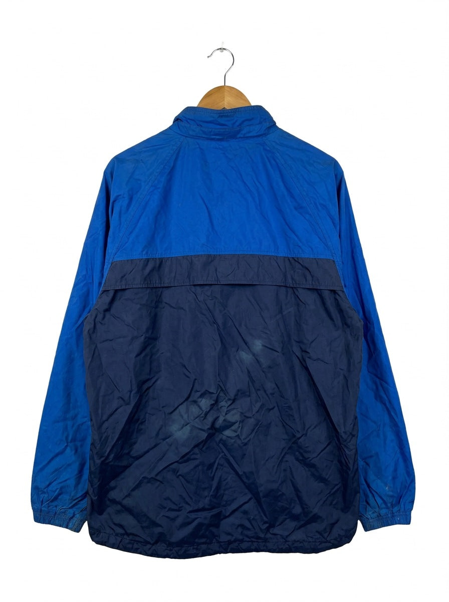 Vintage Nike Leeds United Windbreaker Jacket Blue Y2K Football Soccer