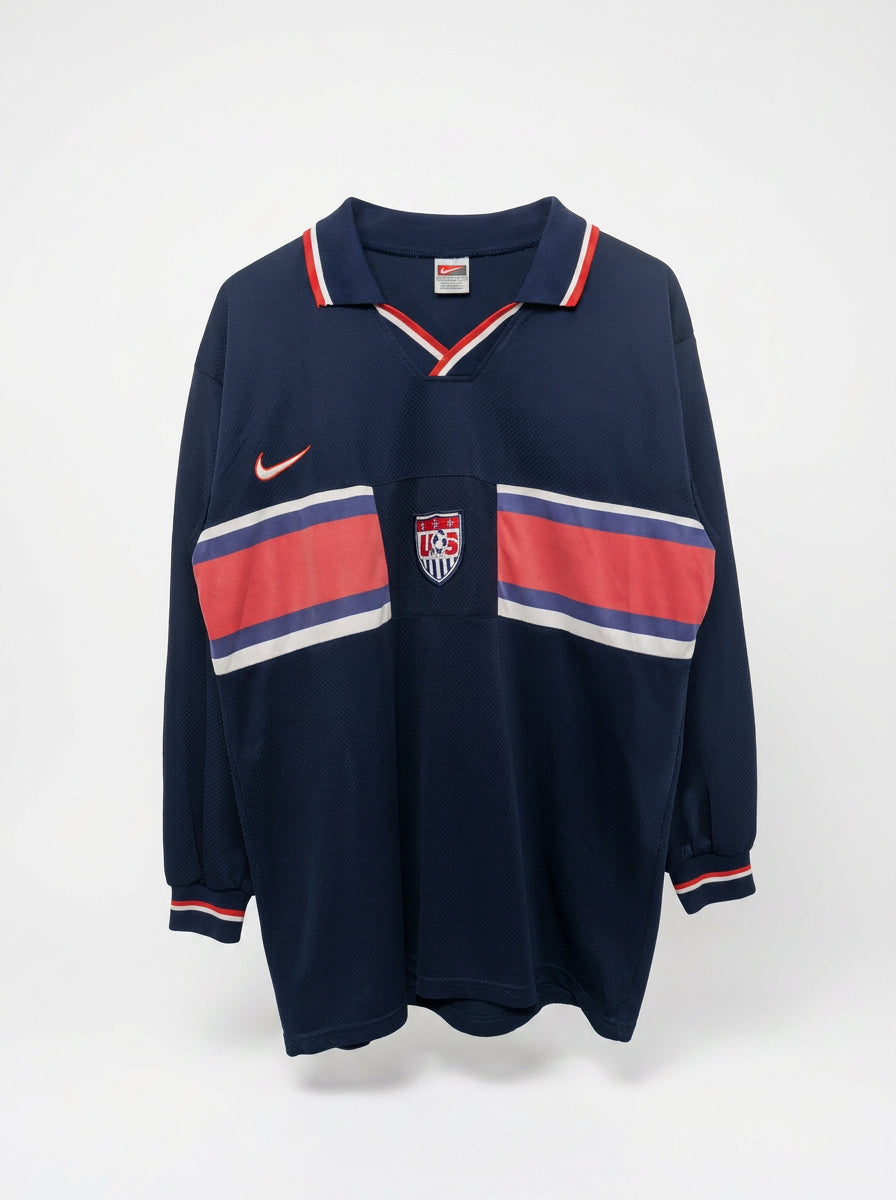 Nike USA Soccer Away Long Sleeve Jersey 1995/96 — Number 7