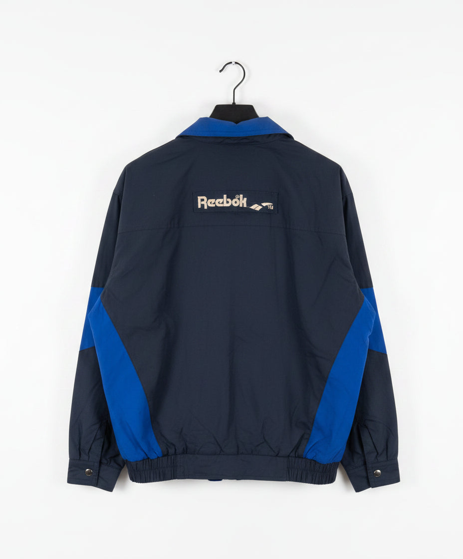Vintage Reebok Colour Block Jacket 90s Embroidered Logo