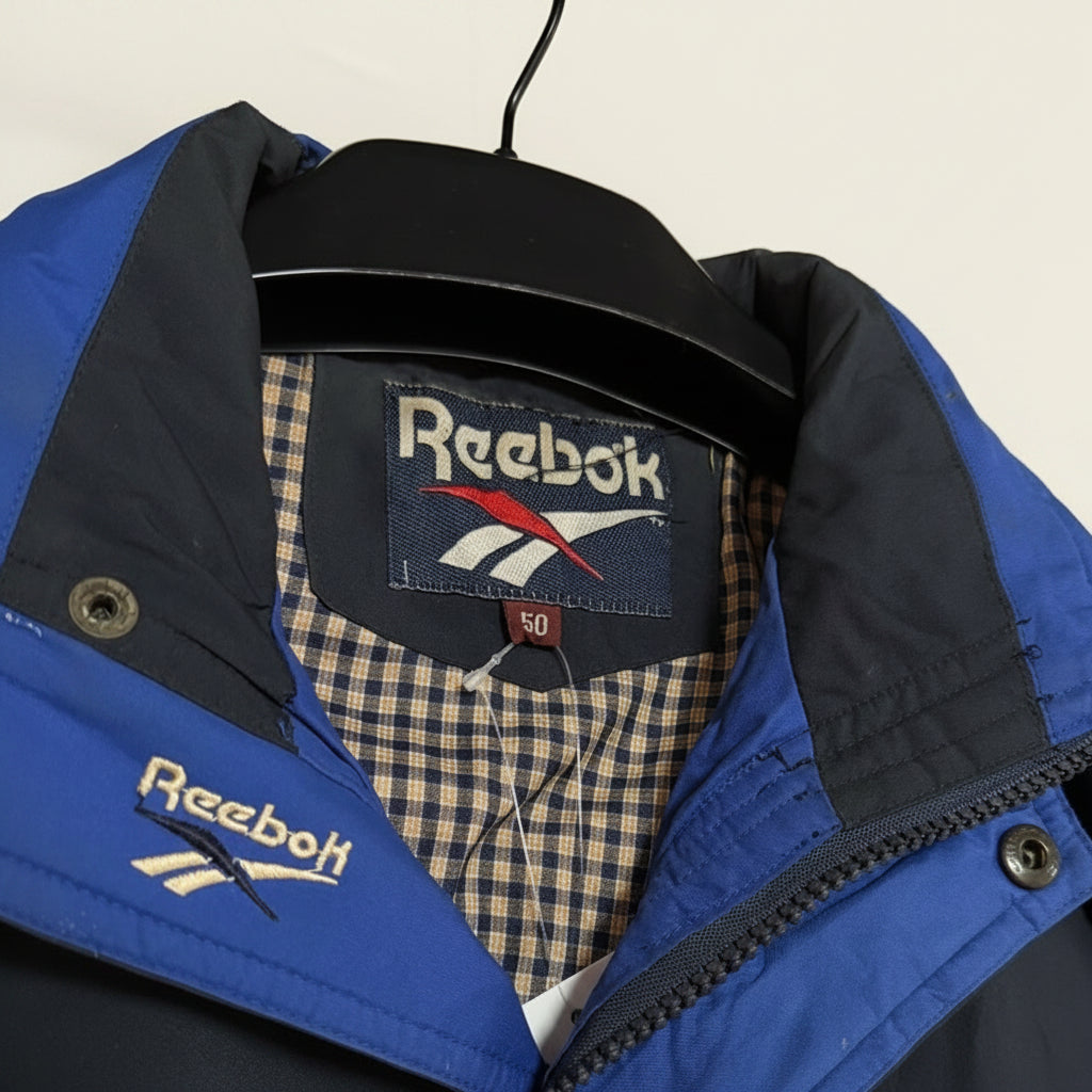 Vintage Reebok Colour Block Jacket 90s Embroidered Logo