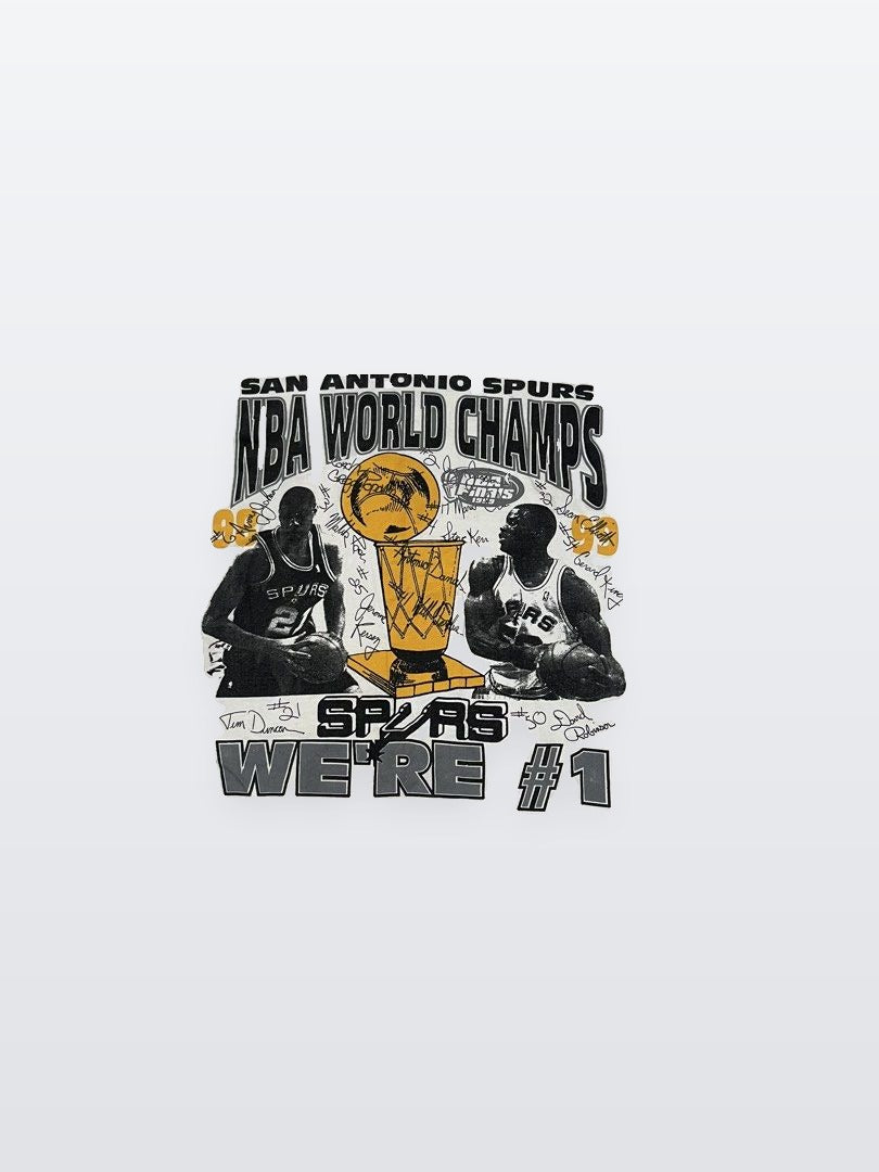 Vintage 1999 San Antonio Spurs NBA Champions Tee