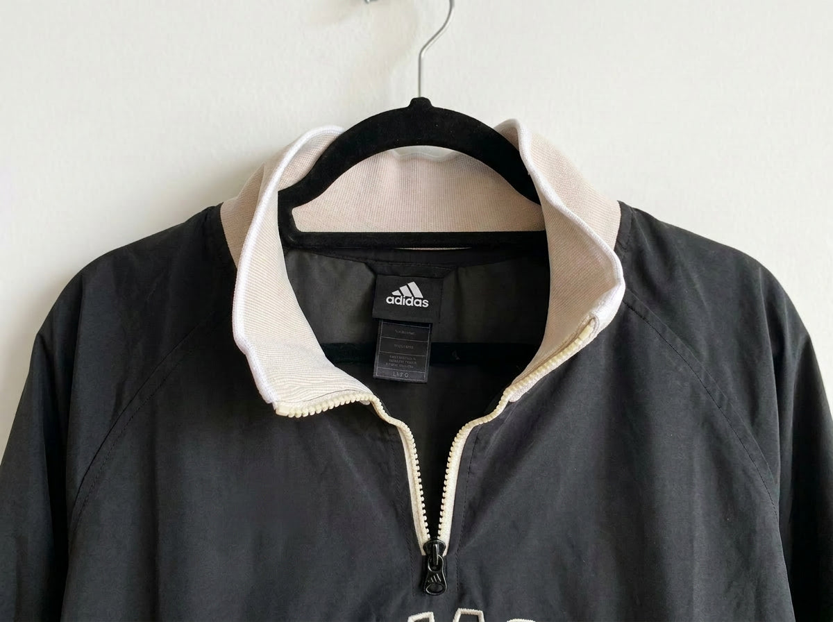 Adidas San Antonio Spurs 1/4 Zip Windbreaker Jacket (2008-2011) (Size L)