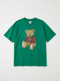 Teddy bear Christmas tee — front