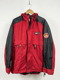Vintage 1990s Tommy Hilfiger Sailing Gear Hooded Jacket Red/Black