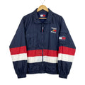 Vintage 90s Tommy Hilfiger Tommy Sports Sailing Windbreaker Jacket Navy Red White
