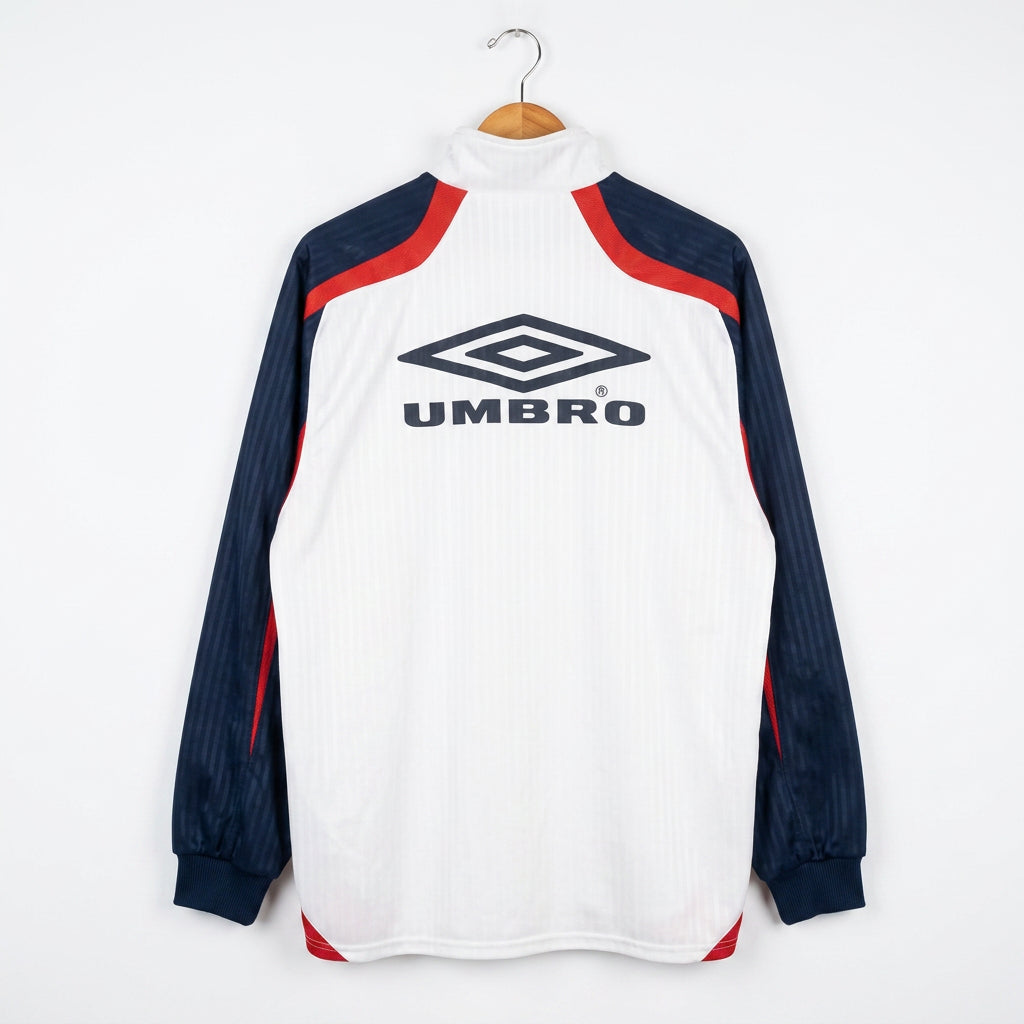 Vintage 2000–2002 Umbro Manchester United Aqua Dry Track Jacket