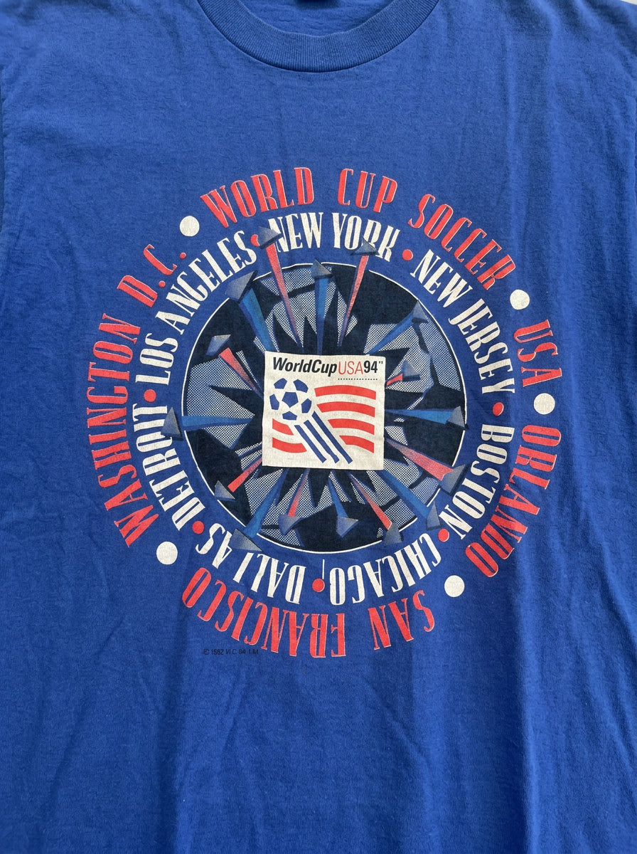 Vintage 1994 FIFA World Cup USA Host Cities T-Shirt