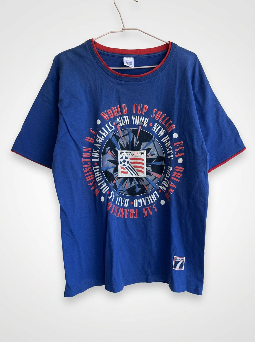 Vintage 1994 FIFA World Cup USA Host Cities T-Shirt