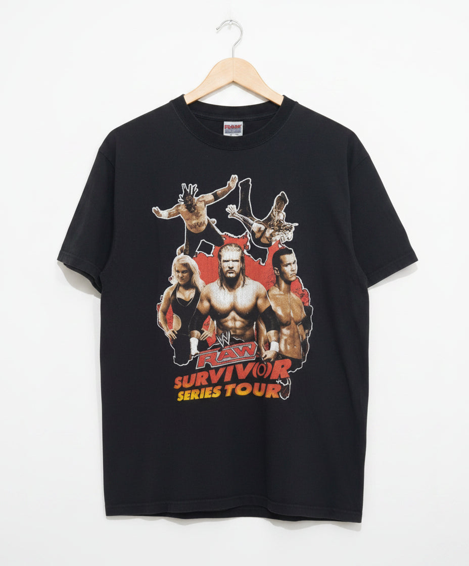 Vintage WWE RAW Survivor Series Tour 2007 Australia T-Shirt