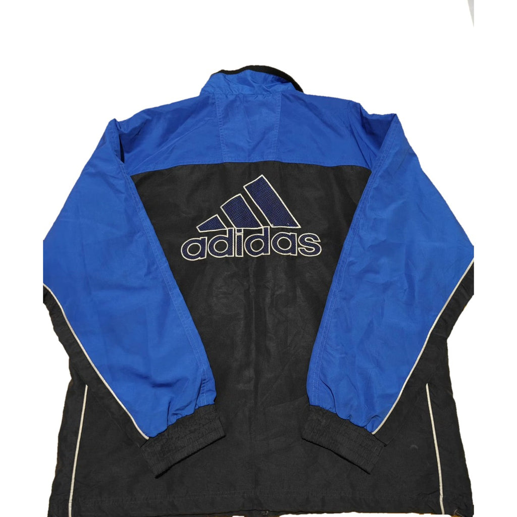 Vintage Adidas Argentina AFA Windbreaker Jacket Blue Black 1998–2000