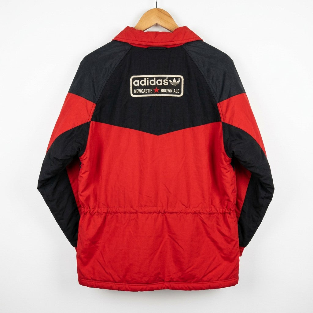 Vintage 1995–1997 Adidas Equipment Newcastle United Padded Bench Jacket