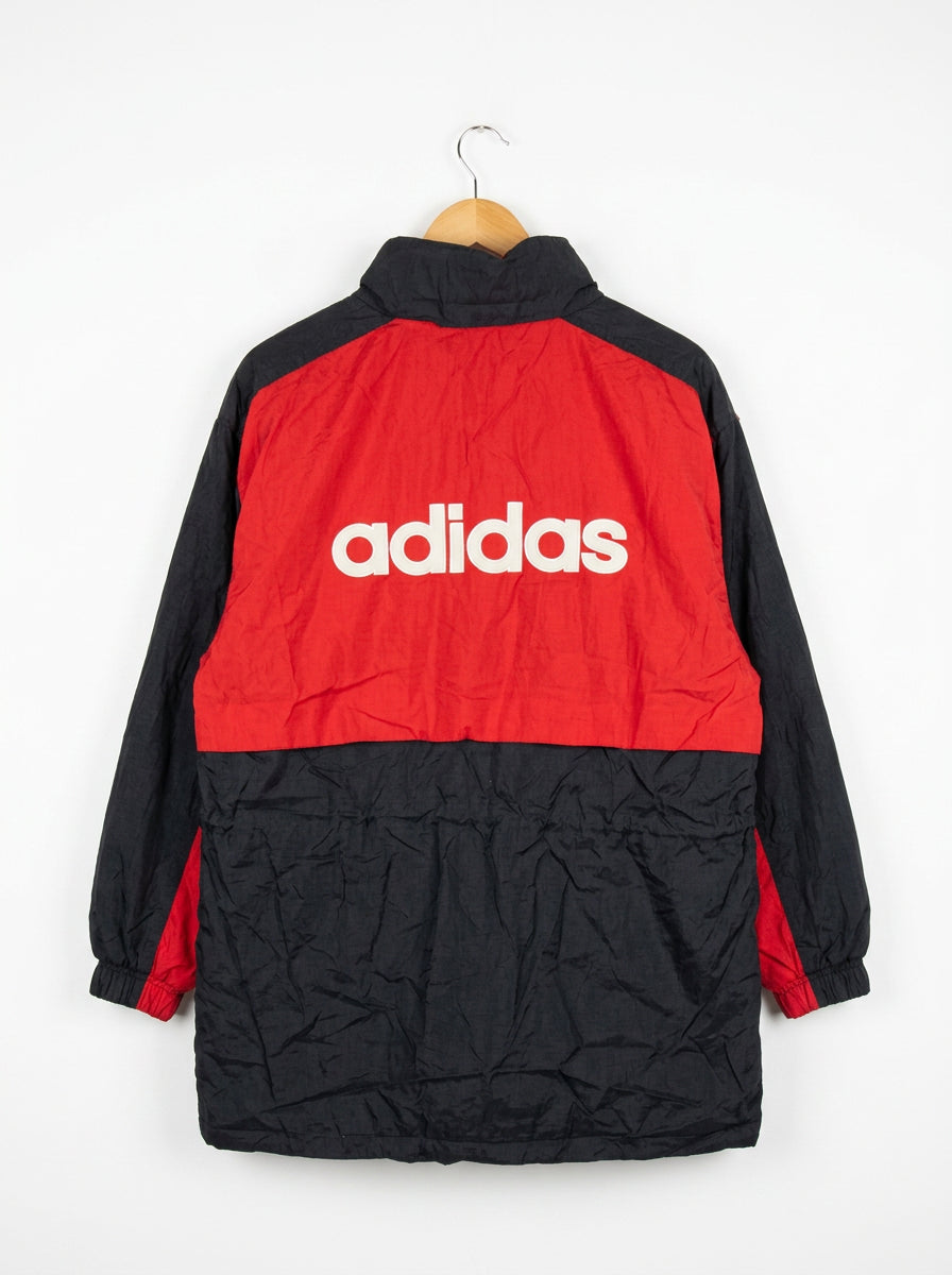 Vintage 1998–2001 Adidas Liverpool FC Padded Bench Coat