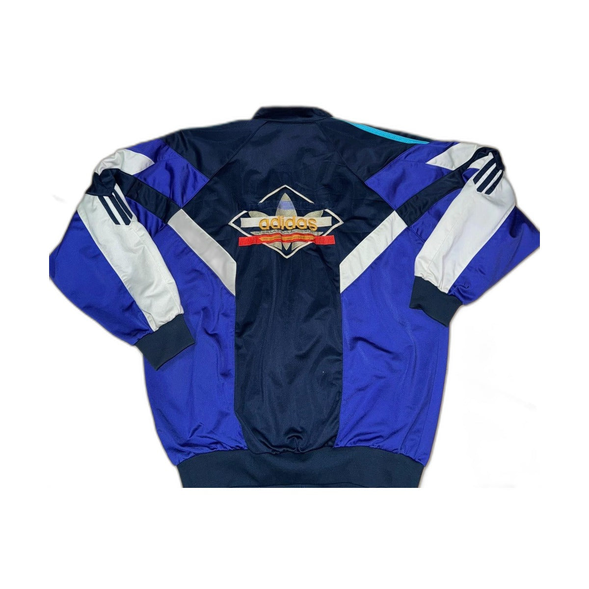 Vintage Adidas Originals 90s Firebird Tracksuit Set Navy Purple White