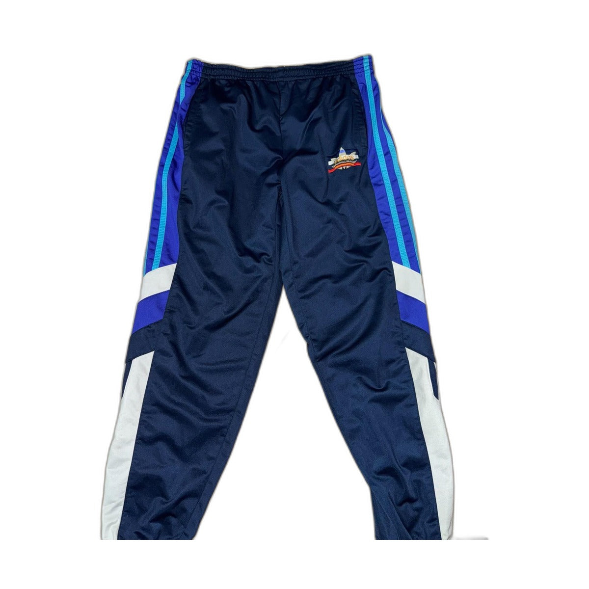Vintage Adidas Originals 90s Firebird Tracksuit Set Navy Purple White