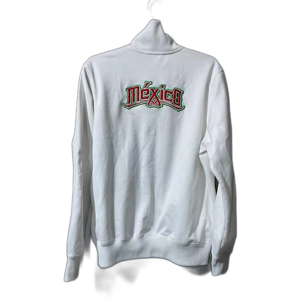 Vintage Adidas Originals Mexico Track Jacket White Green Red